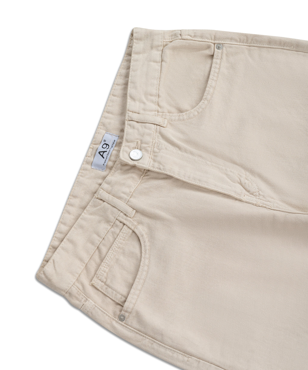 Beige Denim Baggy - Fair Enough